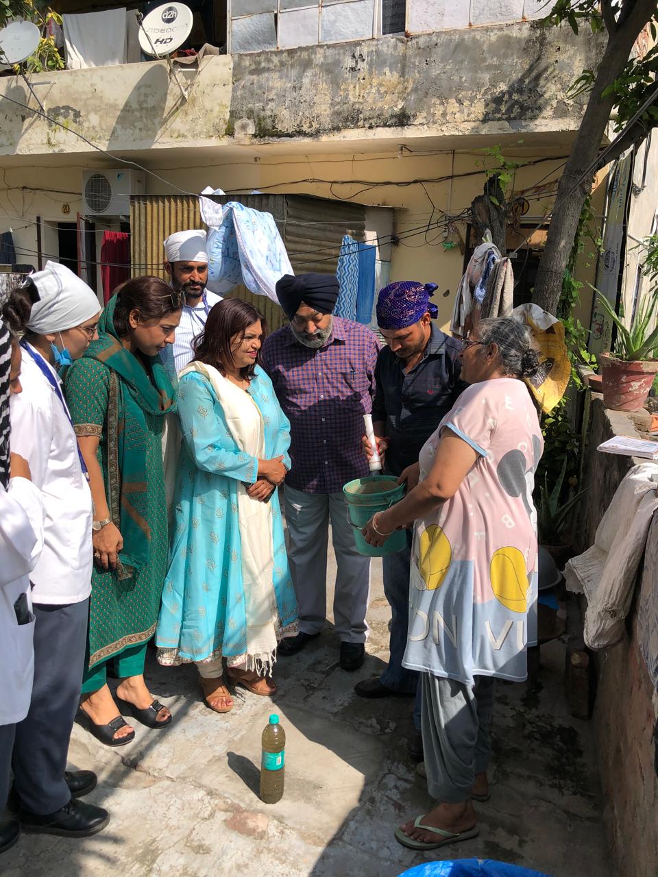 "Every Friday, Strike on Dengue"; Inspection Conducted in Religious Places of the District